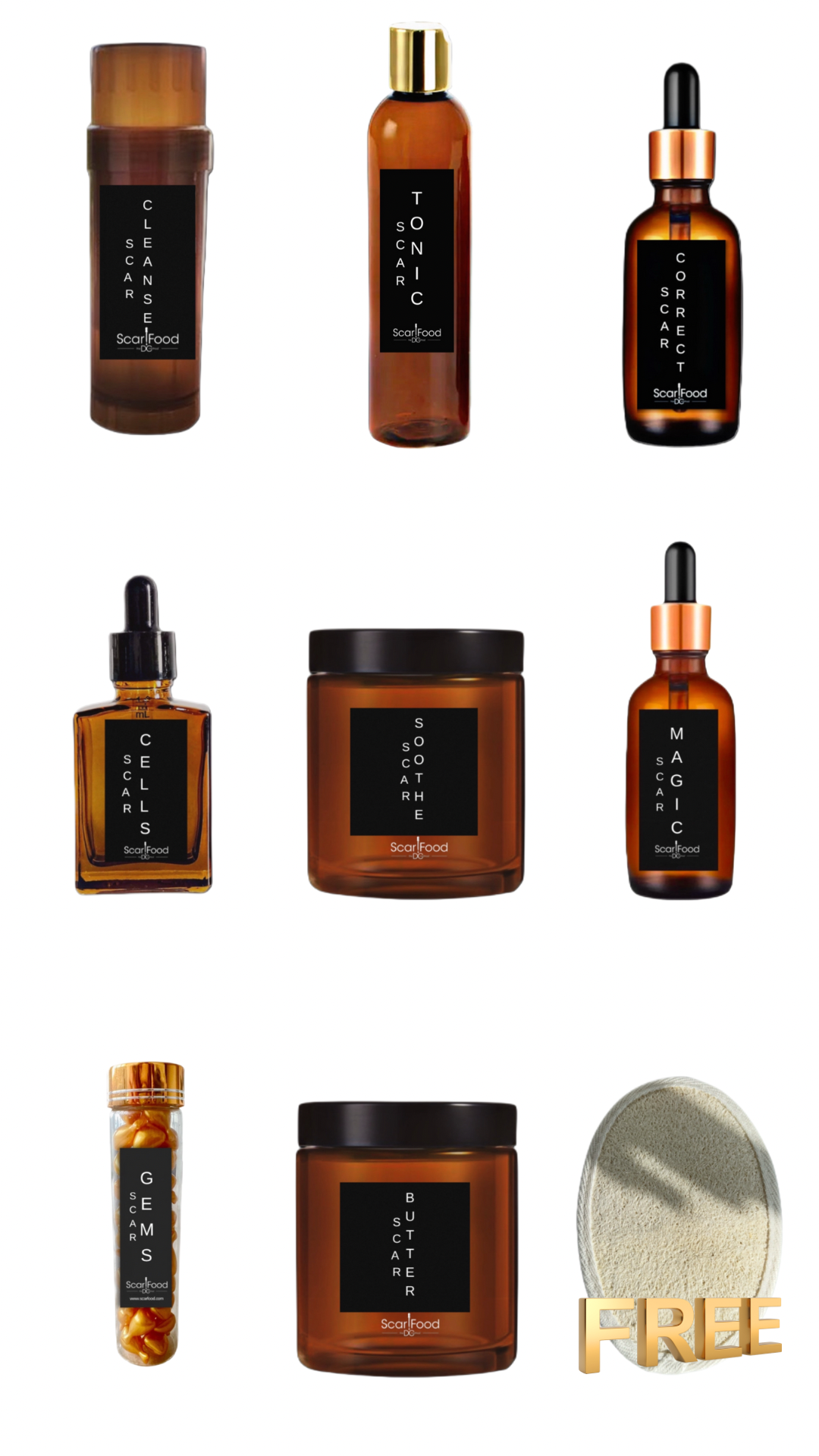 Scar Scram Kit - Post Operative Scar Prevention & Repair Kit!