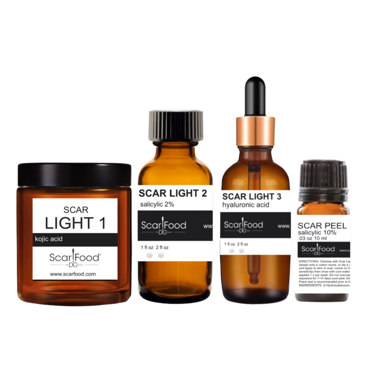 Power system to help fade dark scars. 