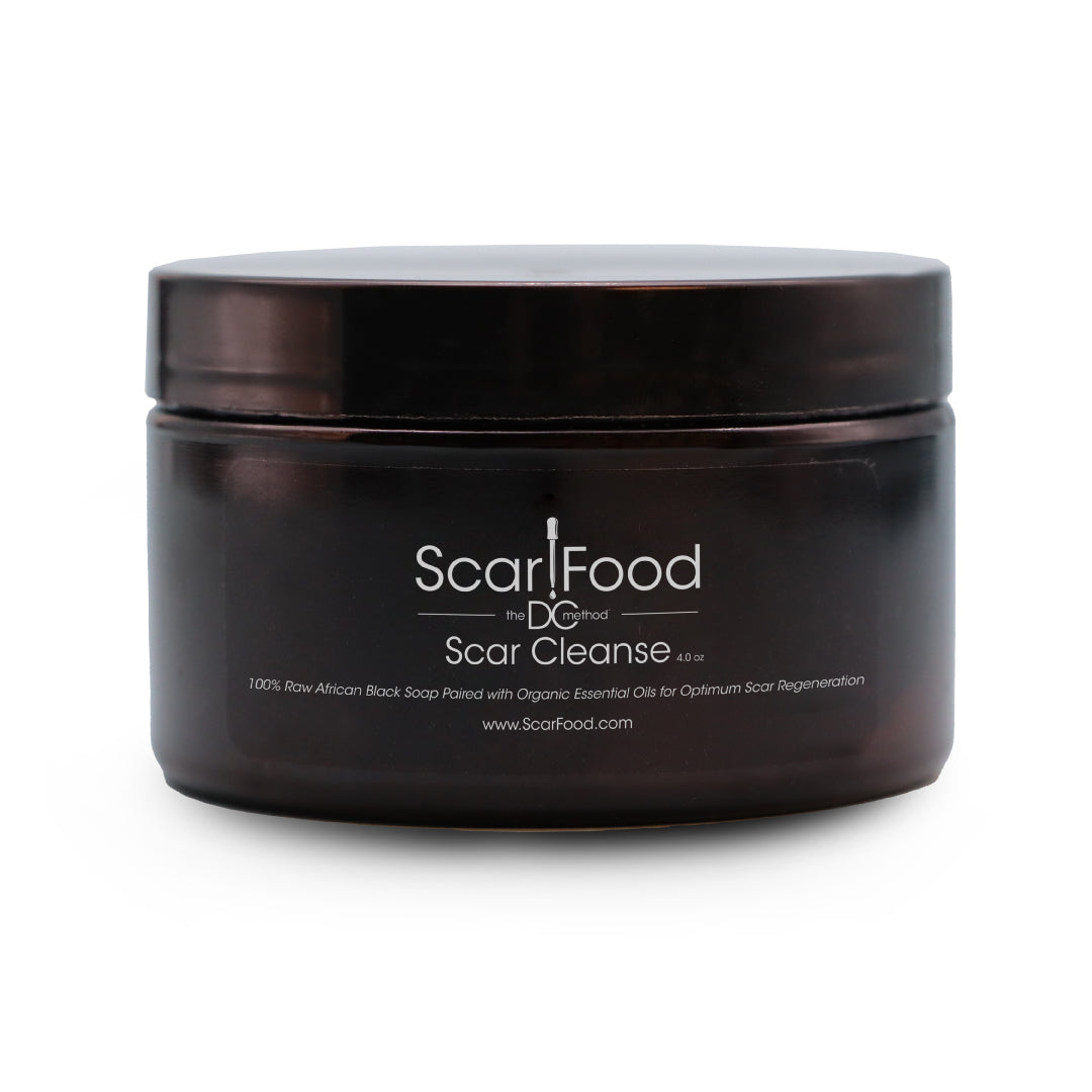 Scar Cleanse (100% Raw African Black Soap Best For Scar Regeneration)